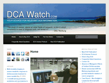 Tablet Screenshot of dcawatch.com